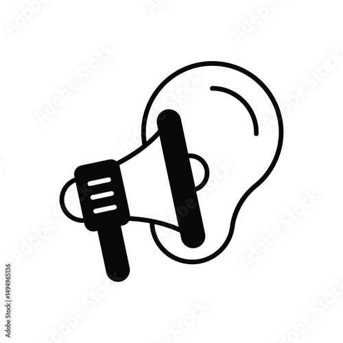 Buzz Marketing Vector icon