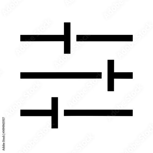filter icon vector