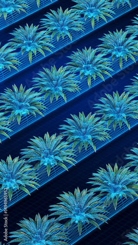 Hydroponics or Aquaponics method of growing plants