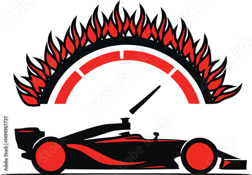 Formula Car Logo: Racing, Speed & Motorsport