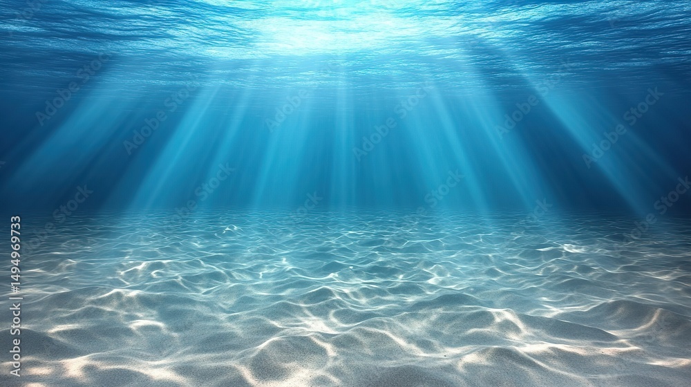 Obraz premium underwater world background