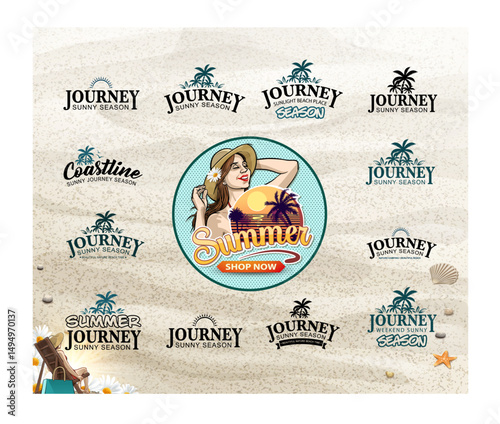beach label set [Converted].ai