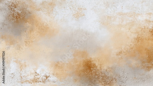 Abstract acrylic painting texture in sandy beige and warm ochre tones, visible brush strokes, soft grain