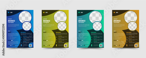 Creative Corporate & Business Flyer Brochure Template Design, abstract business flyer, vector template design. Brochure design.