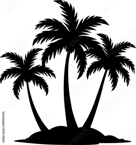 Collection of Palm Tree Silhouette vectors
