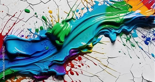 Explosion of Color and Texture