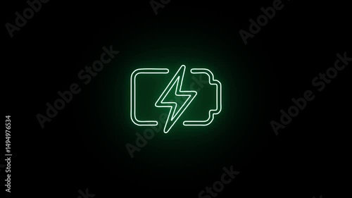 Battery charging in flickering motion