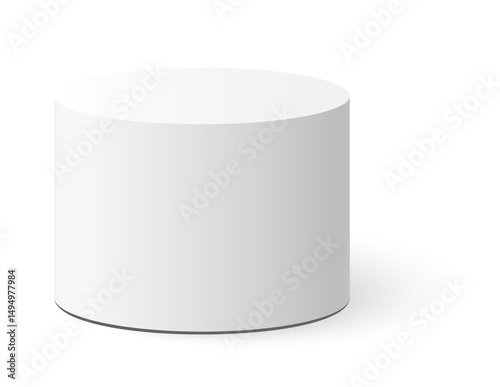 Png elegant podium on transparent background. Minimal 3D pedestal for product or cosmetic presentation. Modern platform mockup for advertising, beauty, or fashion showcase.