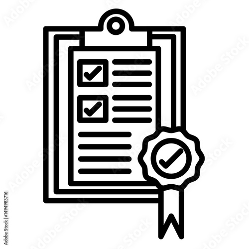Quality Control Vector Icon