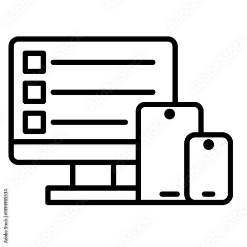 Responsive Vector Icon