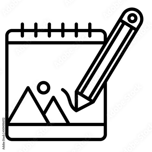 Drawing Vector Icon