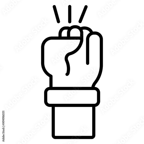 Courage Vector Icon