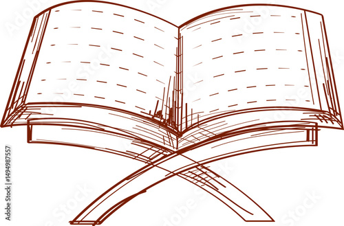Quoran holy book of Islamic religion