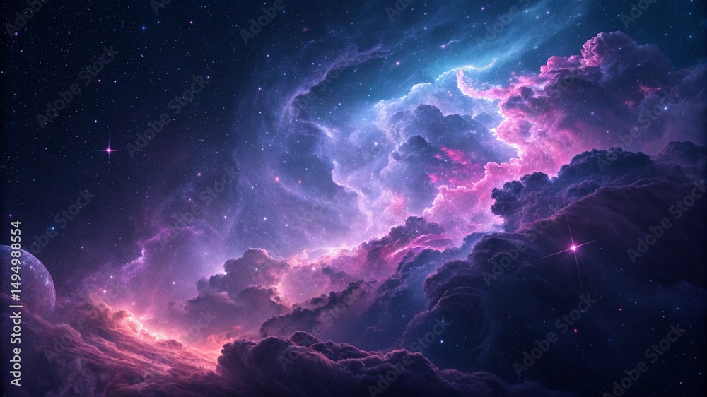 Fototapeta premium Galaxy background