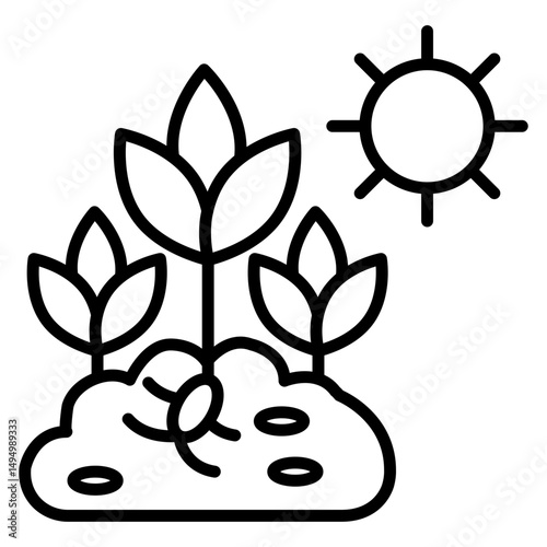 Seeding Vector Icon
