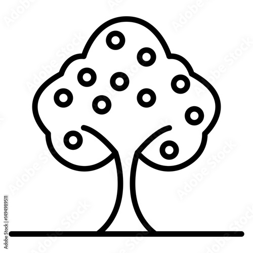 Orchard Vector Icon