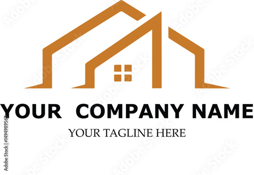 Modern Real Estate Logo Template – Professional Branding Symbol