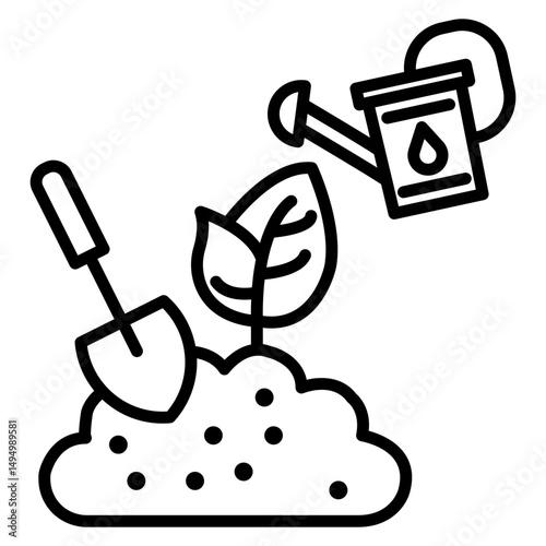 Farming And Gardening Vector Icon
