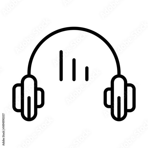 Headphone Vector Icon