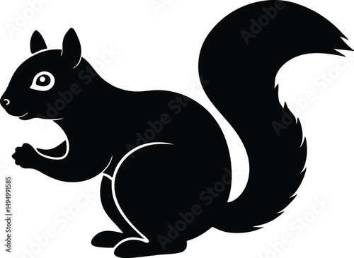 squirrel vector icon 
