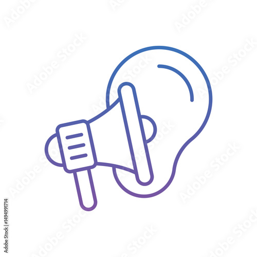 Buzz Marketing Vector icon