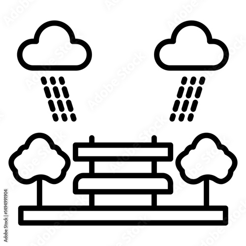 Park Vector Icon