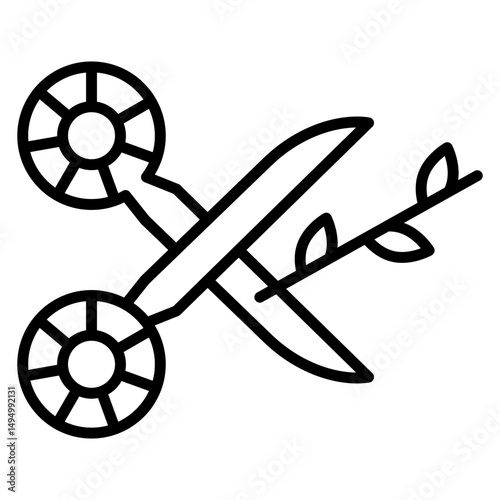 Trimming Vector Icon