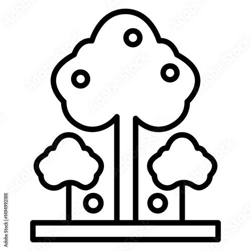 Orchard Vector Icon
