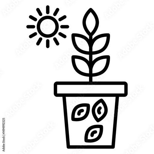 Seeding Vector Icon
