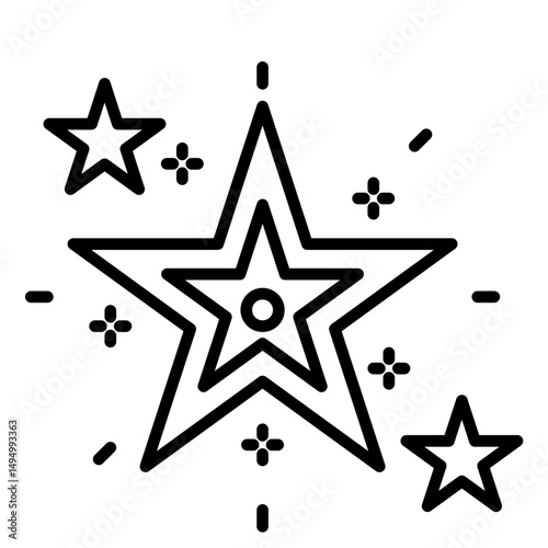 Starred Vector Icon