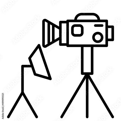 Photo Shooting Vector Icon