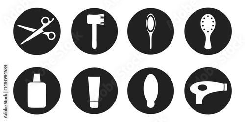   "Outline Style Vector Icons Themed Set",