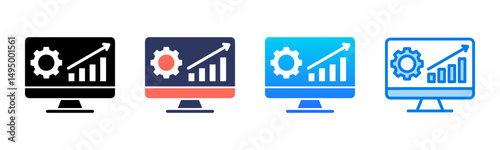 Dashboard icon sheet multiple style collection