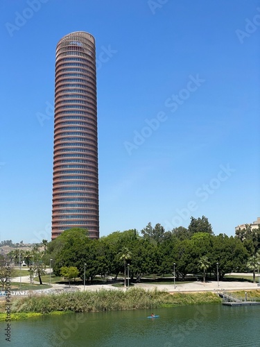 Modern Skyscraper in Seville’s Urban Skyline
