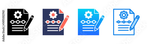 Project icon sheet multiple style collection