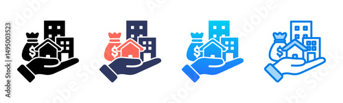 Assets icon sheet multiple style collection