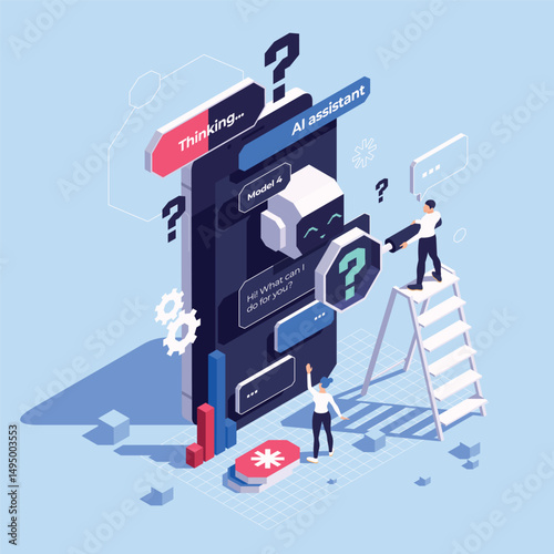Isometric AI Tools Software Composition