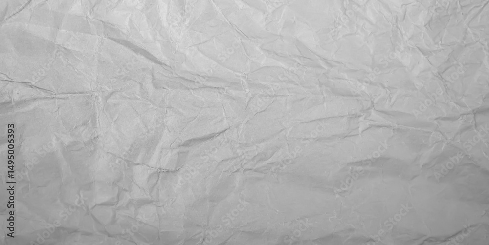 Naklejka premium Creased paper texture overlay effect, png wrinkled paper surface