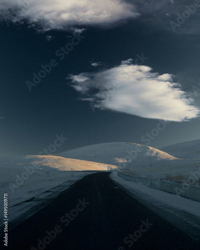 aerial view of clouds over the mountains