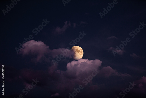 full moon in the sky