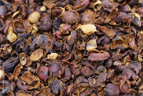cascara , dried coffee cherry husk