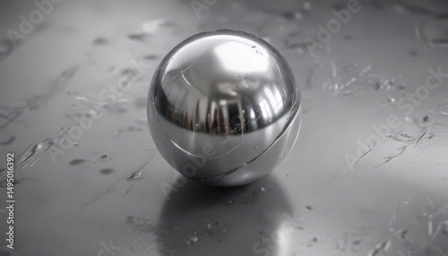 Highly polished silver, subtle scratches gleam , metal, steel