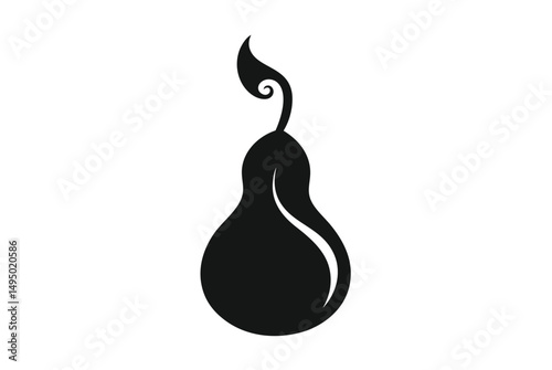 twisted-pear-shape-candle-silhuette-vector-art-ill.eps