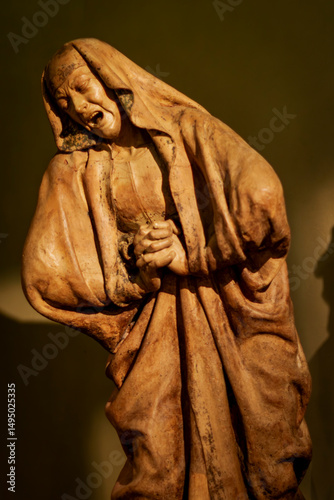 Valokuva The Lament over the dead Christ from Niccolò dell'Arca, in the central Santa Maria della Vita in Bologna, Italy