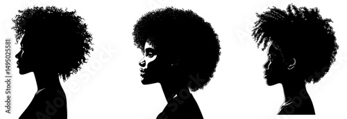 Outline of an African American male with a solid colored background