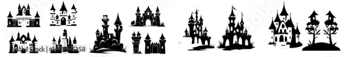 Medieval castles and fantastic palaces with gothic architecture form the basis of cartoon strongholds and magic kingdoms