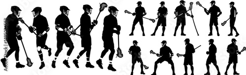 Lacrosse player images come in silhouette form, as well as svg and clipart icons