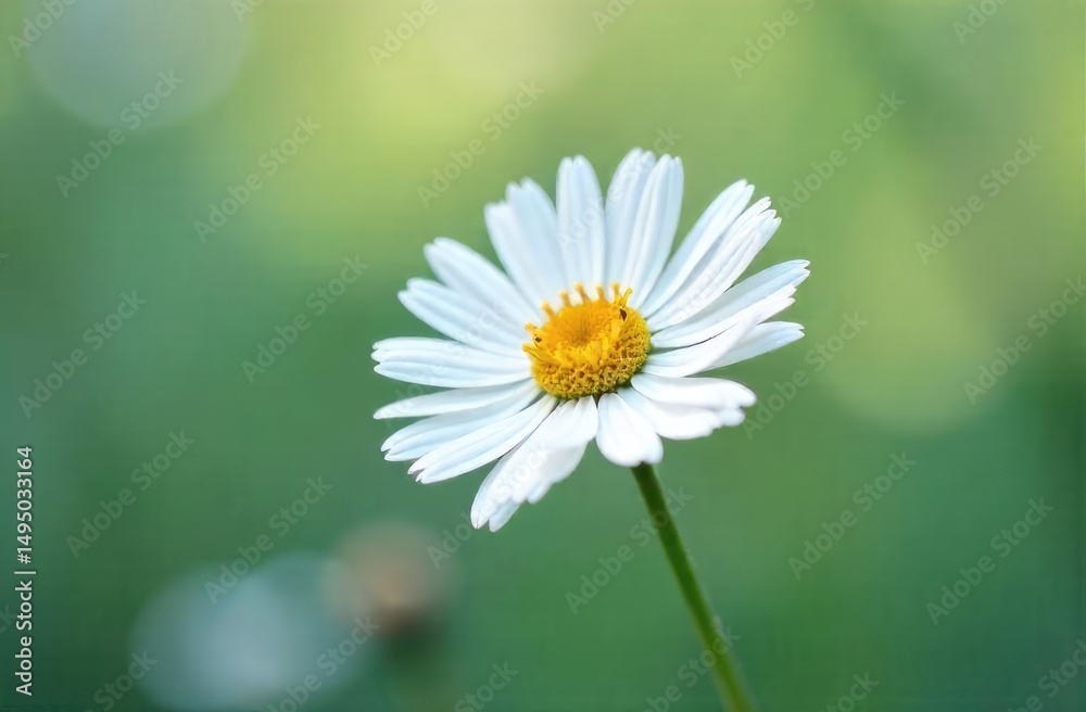 Fototapeta premium White daisy chamomile icon pattern for background. 