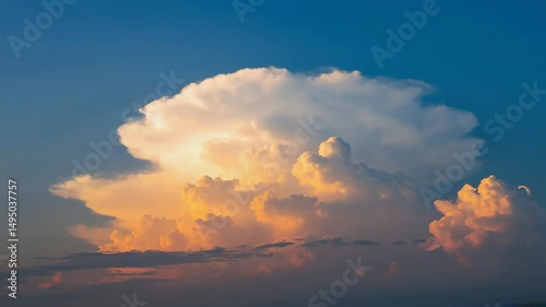 Wallpaper Mural Majestic cloud formation during sunset glow Torontodigital.ca
