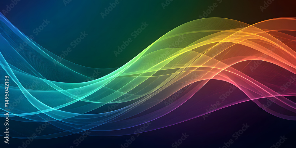 Fototapeta premium Abstract Blurred Gradient Mesh Background. Abstract Background Vector